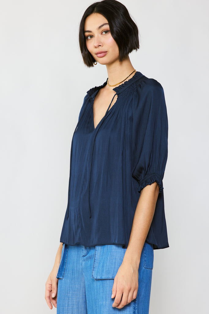 Angelica, Pleated, Blouse