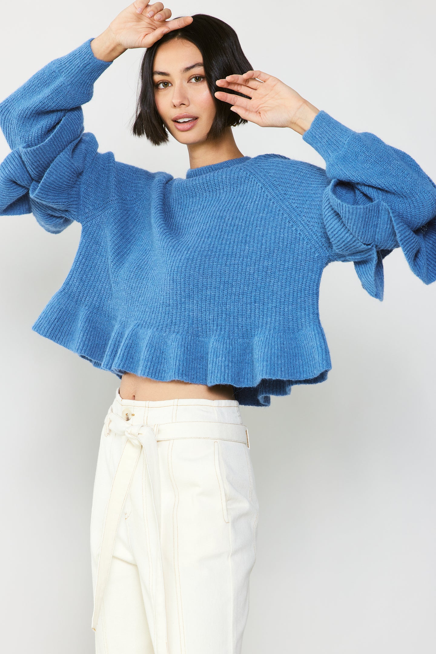 Tiered Sleeve Sweater