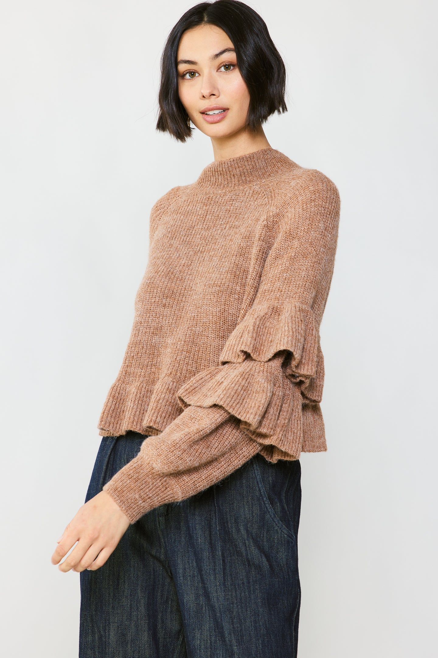 Tiered Sleeve Sweater