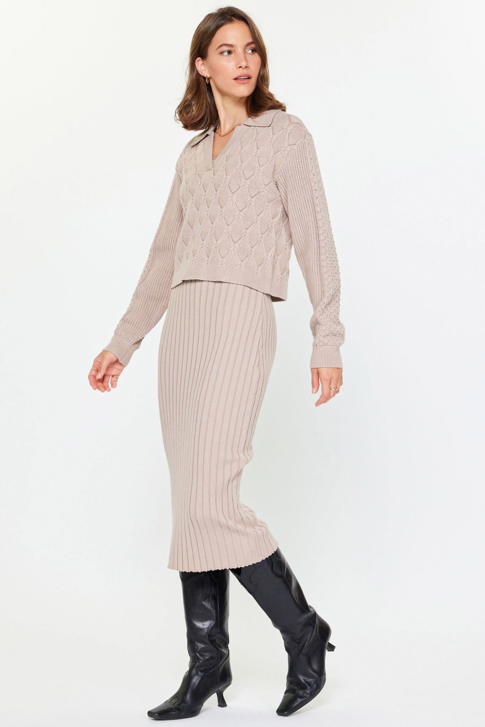 Flowy silhouette skirt & top