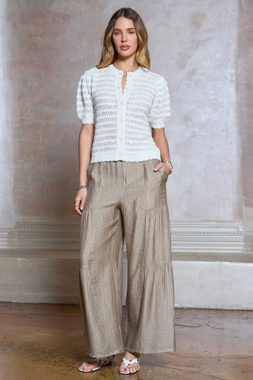 Flowy silhouette skirt & top