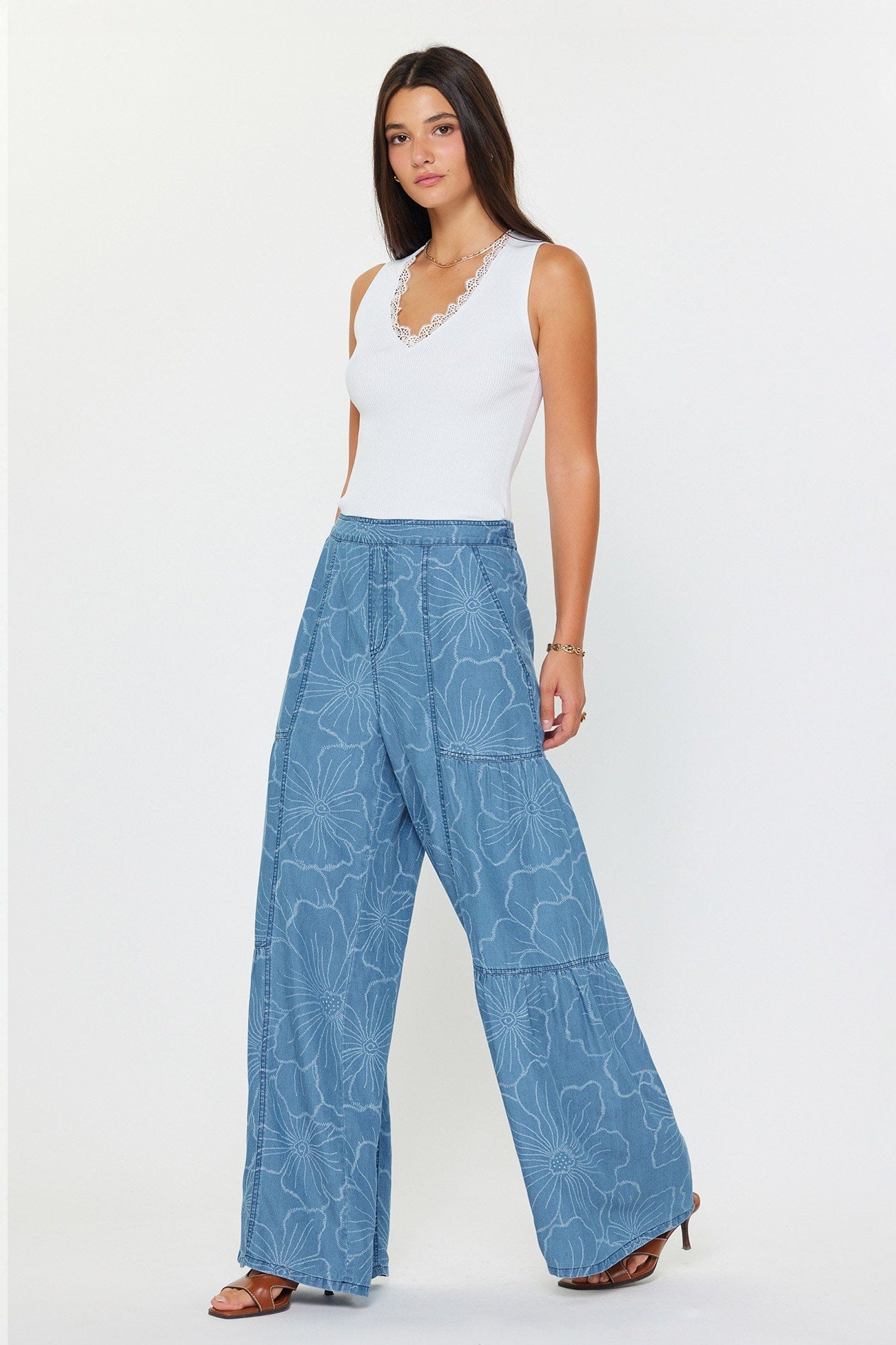 Elegant drape blouse