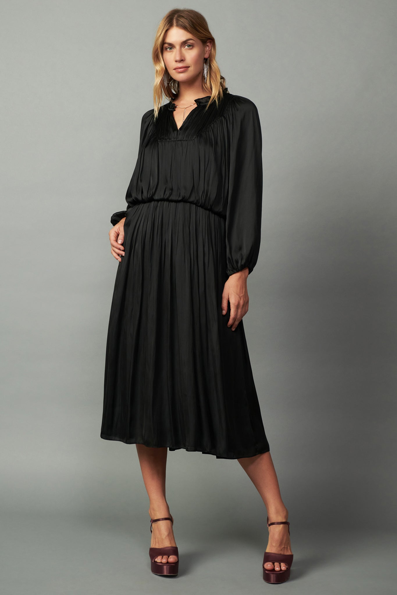 Yoke maxi dress Clearance