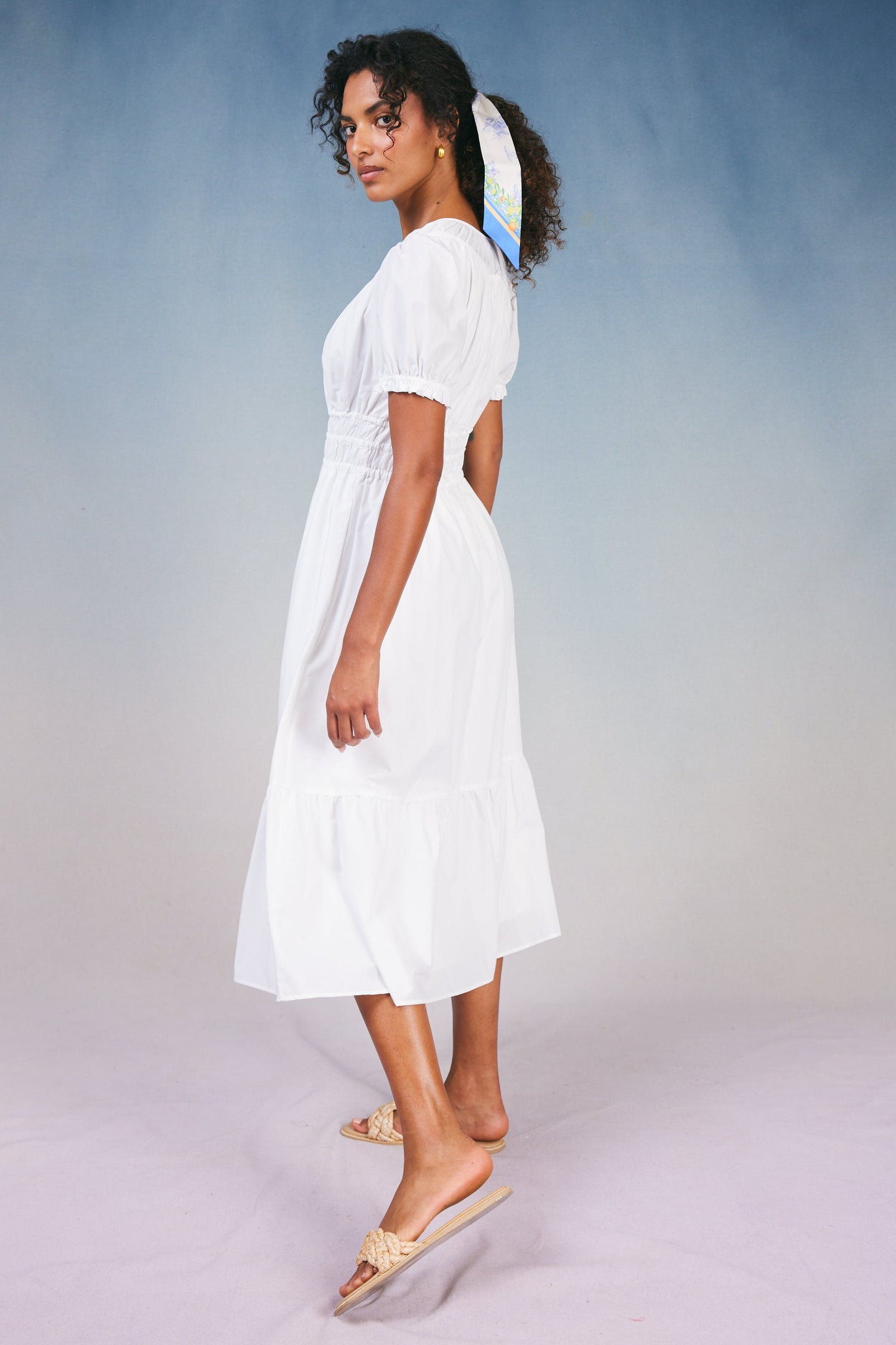 Brooklyn Poplin Midi Dress