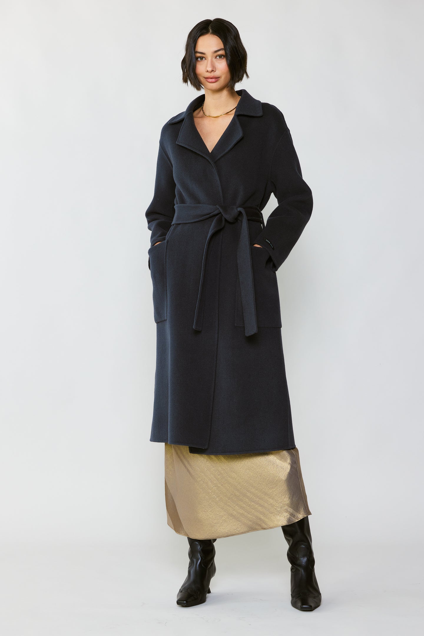 Oversized Belted Wool Coat