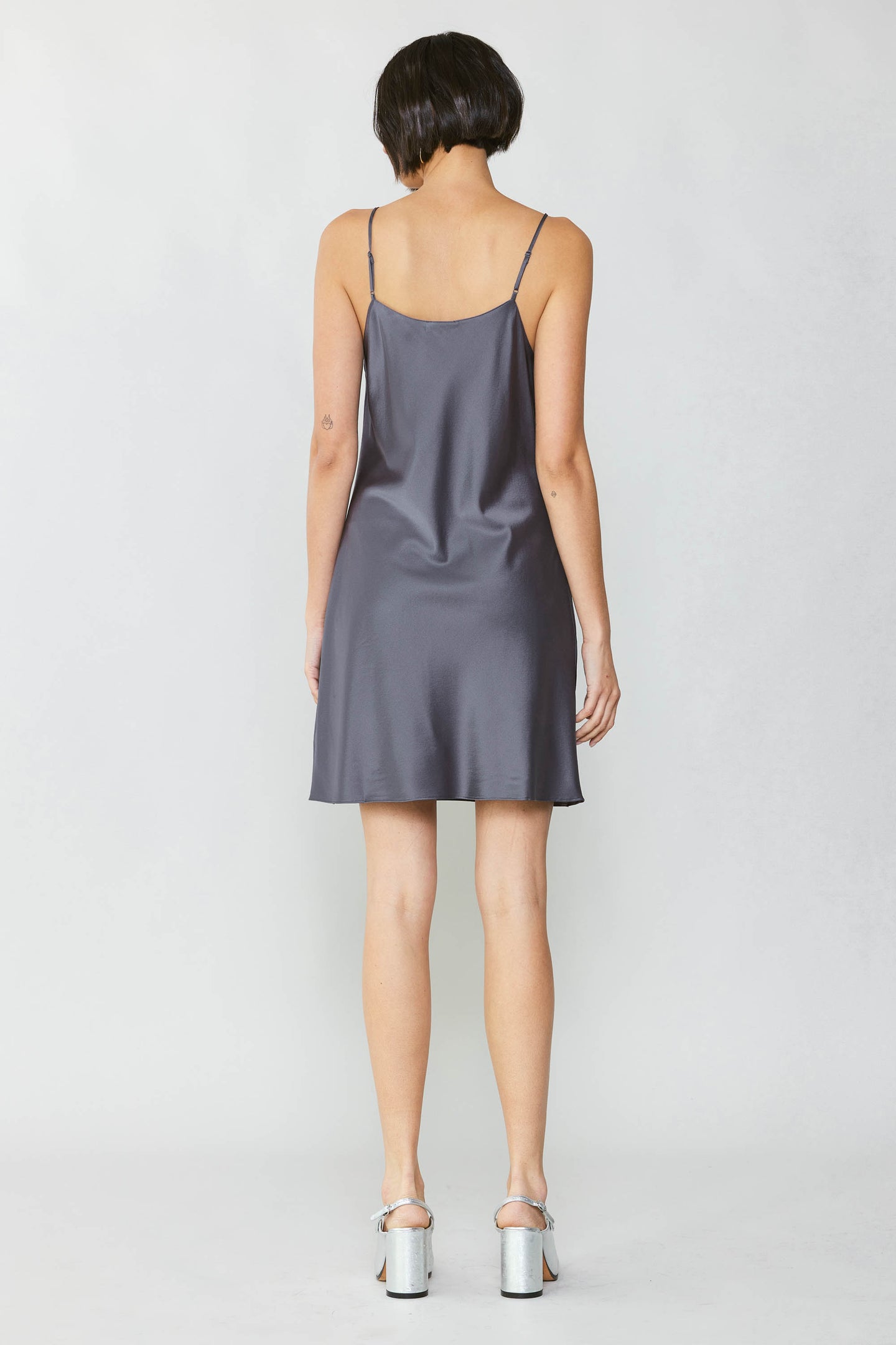 Luna Silk Slip Mini Dress