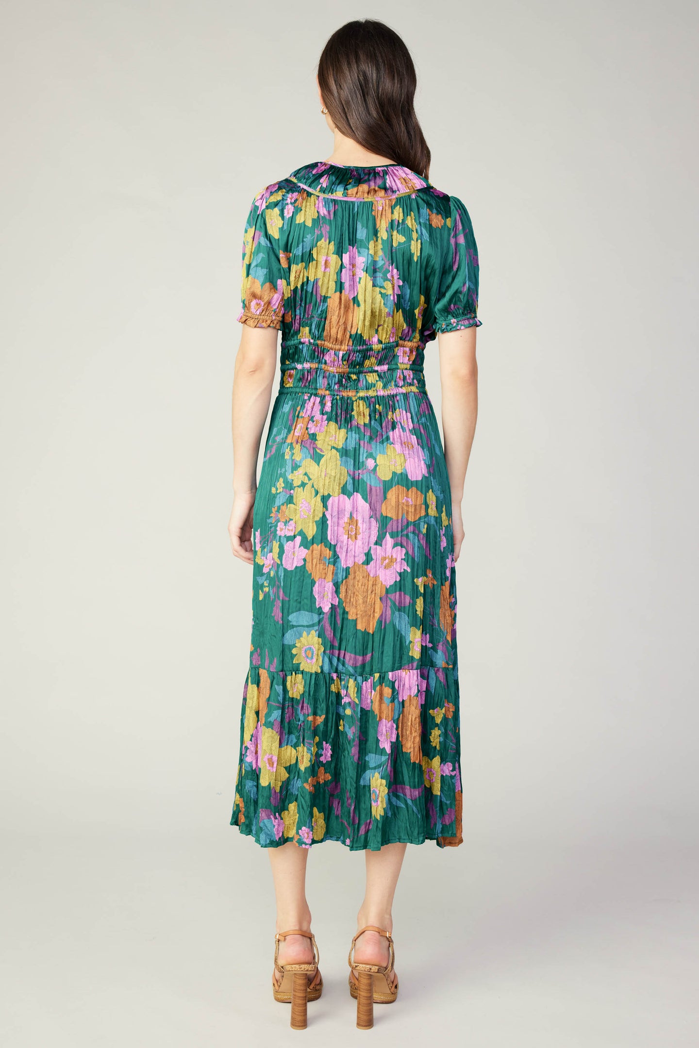 Brooklyn Floral Midi Dress