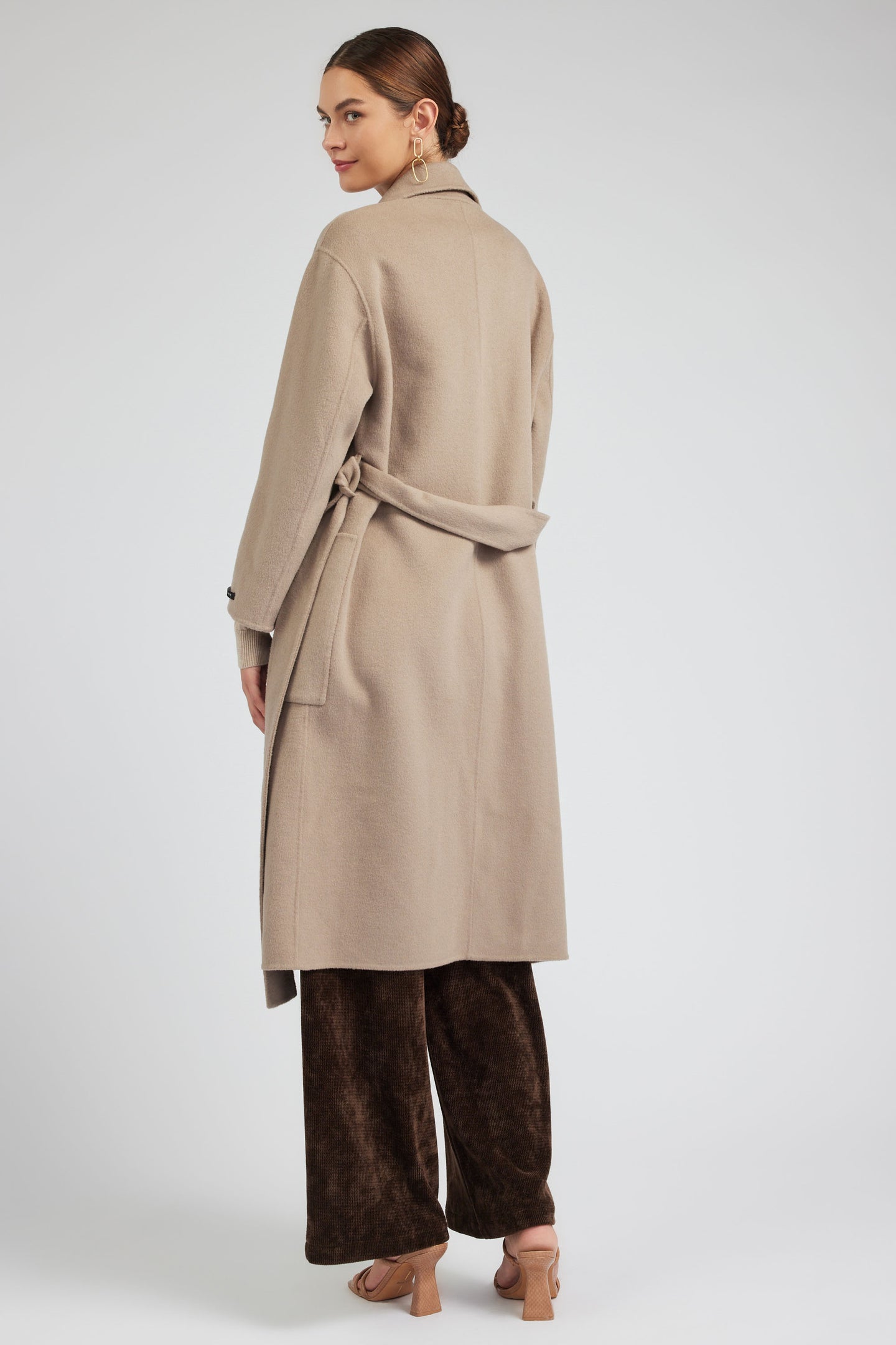 Oversized Belted Wool Coat