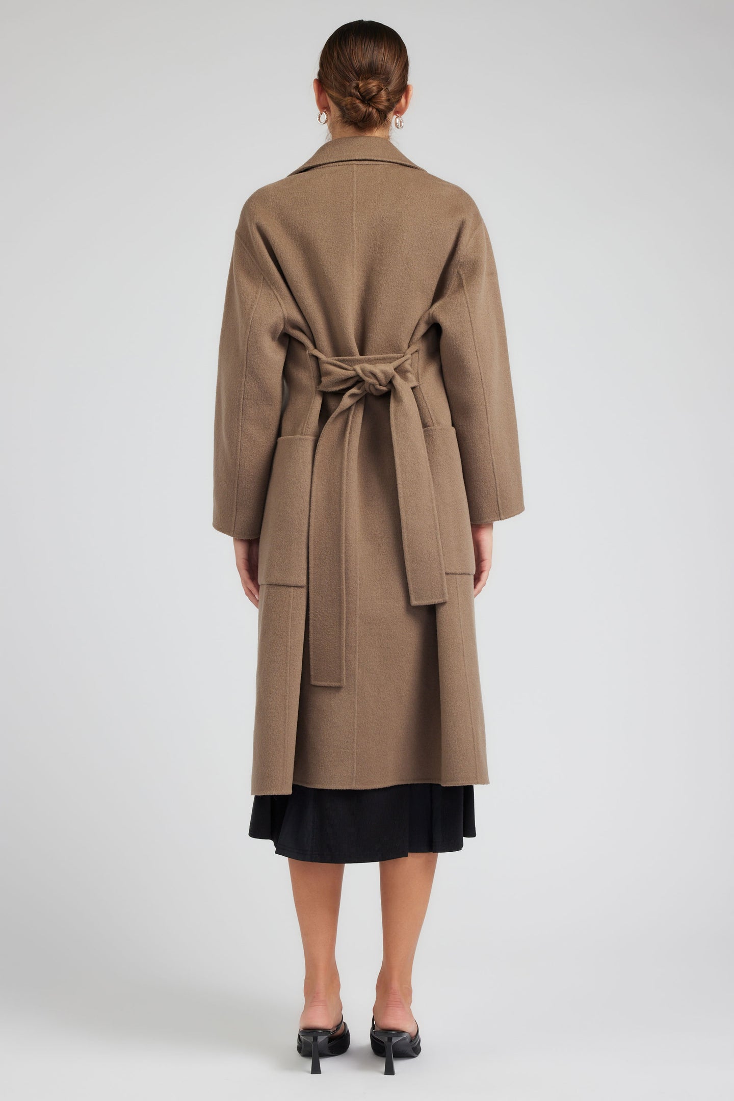 Oversized Belted Wool Coat