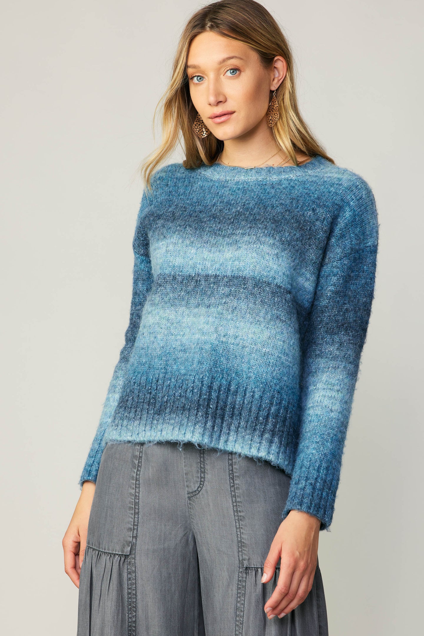 Gradient Sweater Top