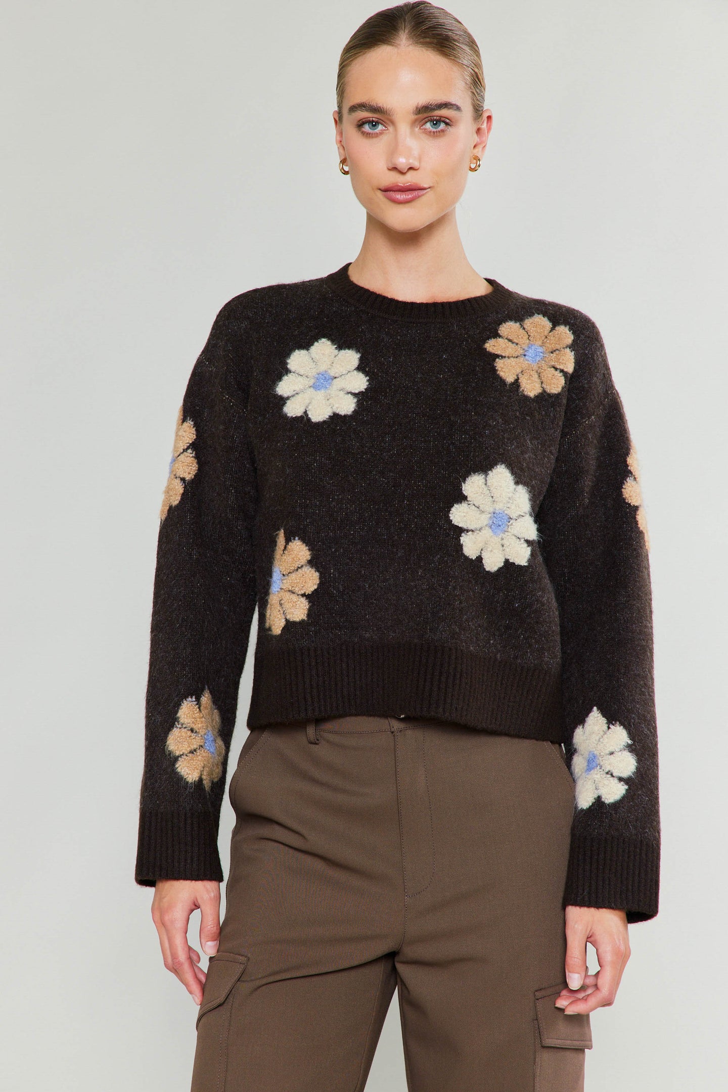 Daisy Embroidered Sweater