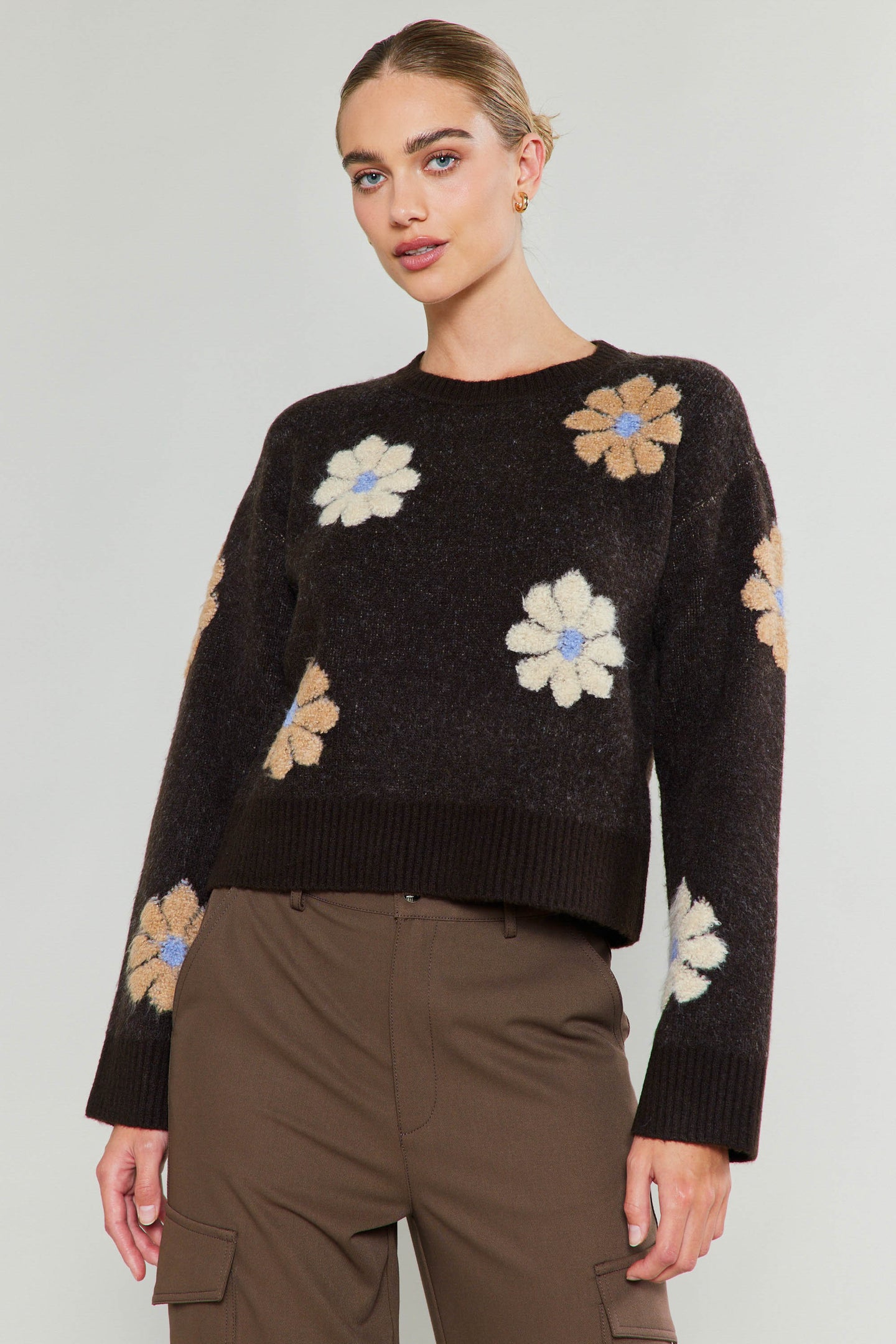 Daisy Embroidered Sweater