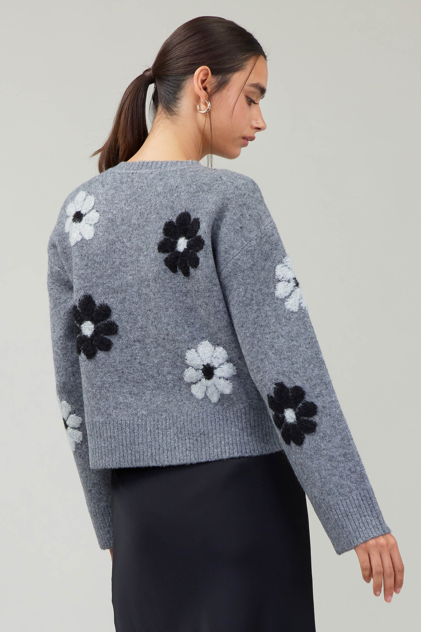 Daisy Embroidered Sweater