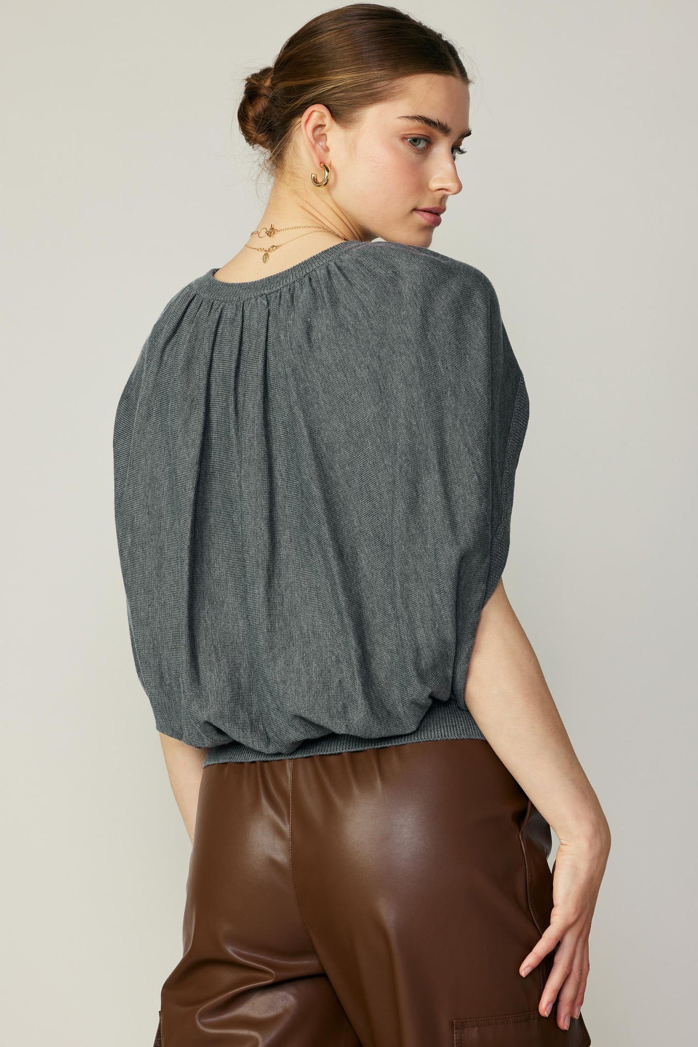 Cape Layered Sweater Top – CURRENT AIR