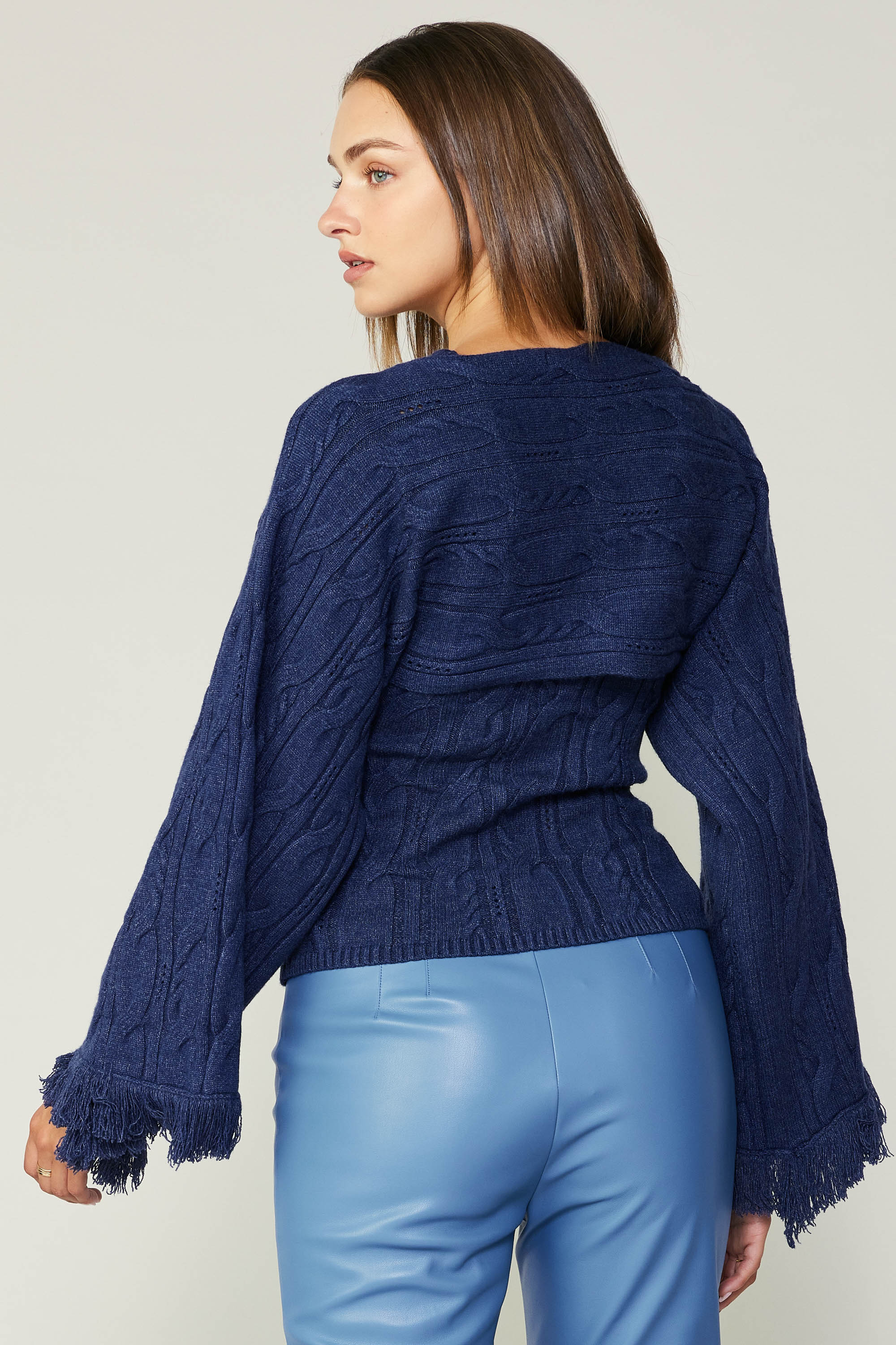 Blue 2025 shrug sweater