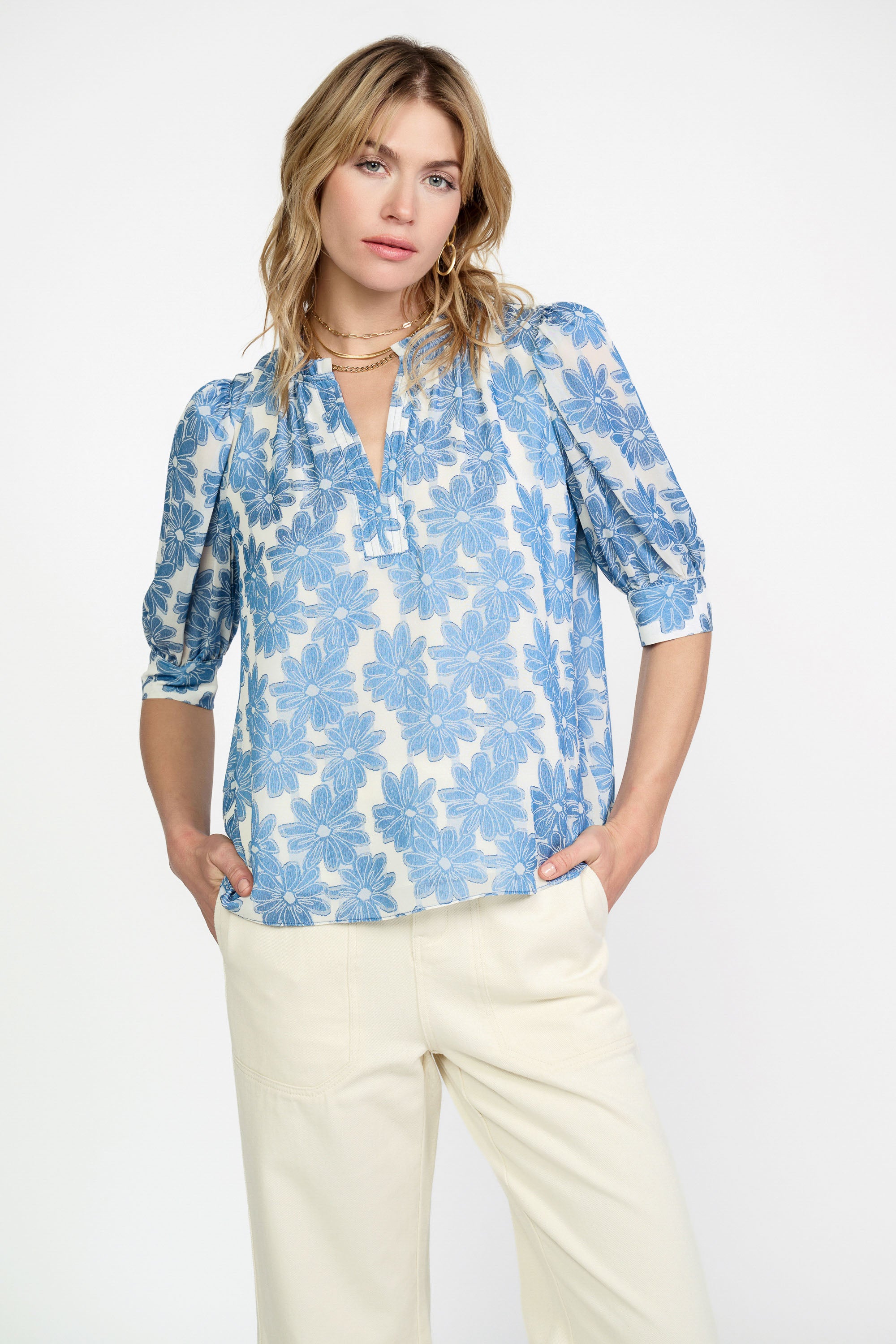 Todayful Open shoulder Jacquard Blouse 訳あり新品 - bluti.com.br