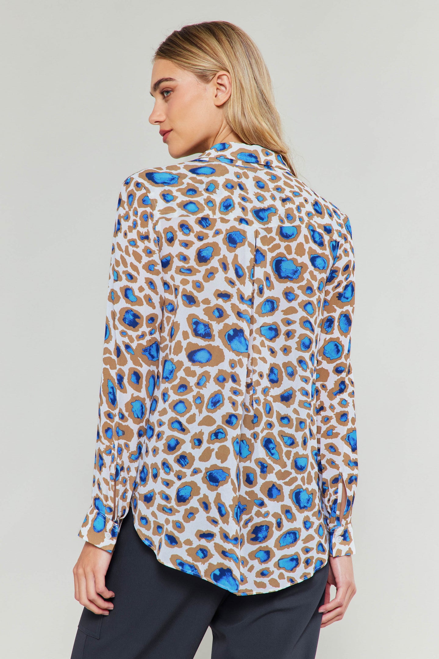 Sapphire Cenote Print Shirt