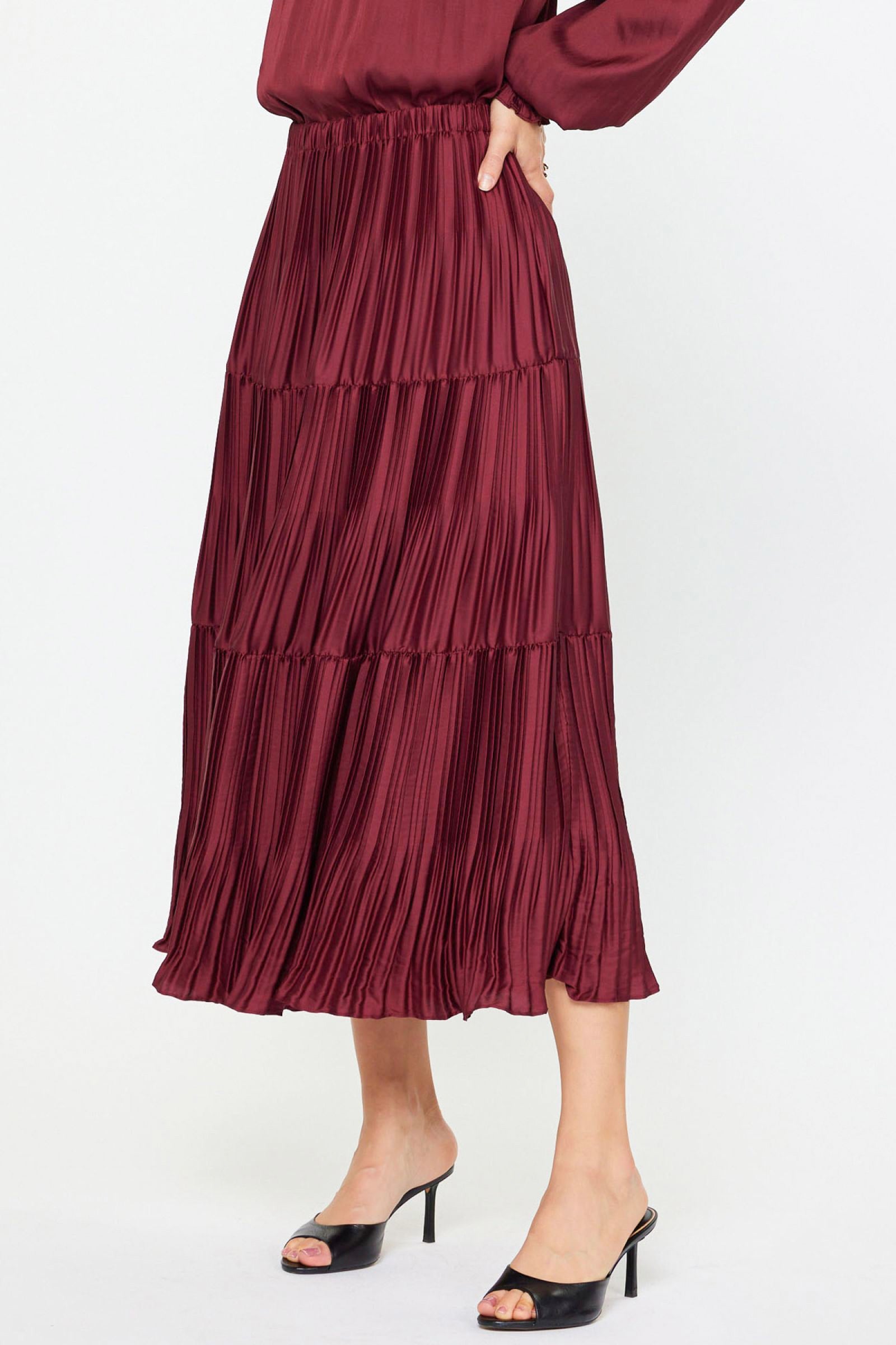 Bias cut midi skirt & top