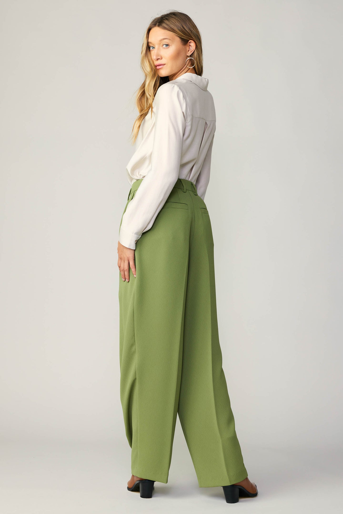 Pintucked Trousers
