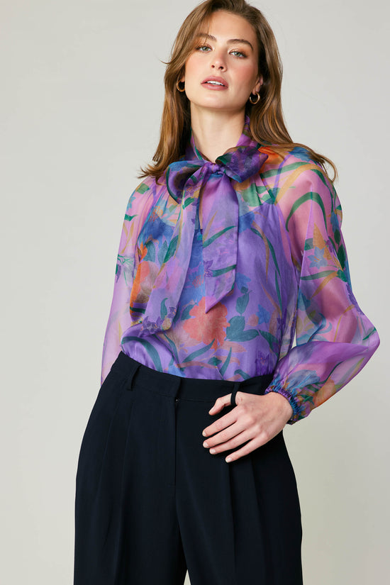 Floral Organza Blouse