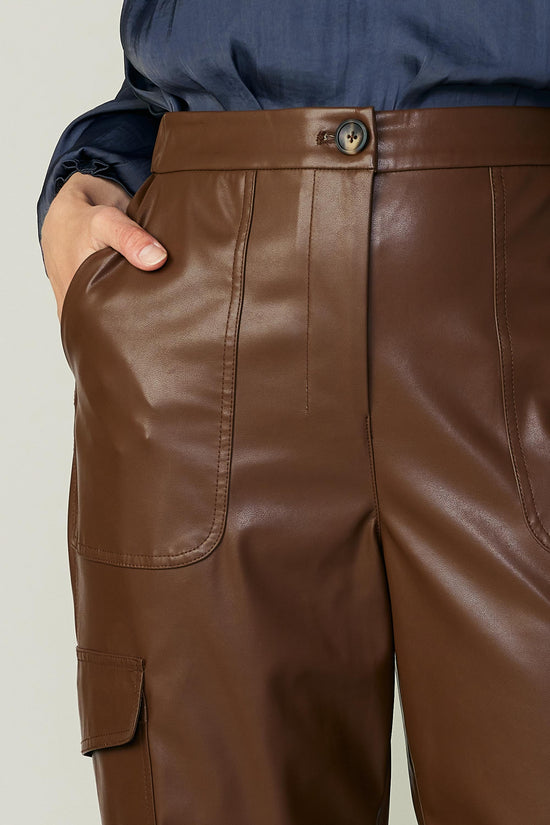 Vegan Leather Trousers