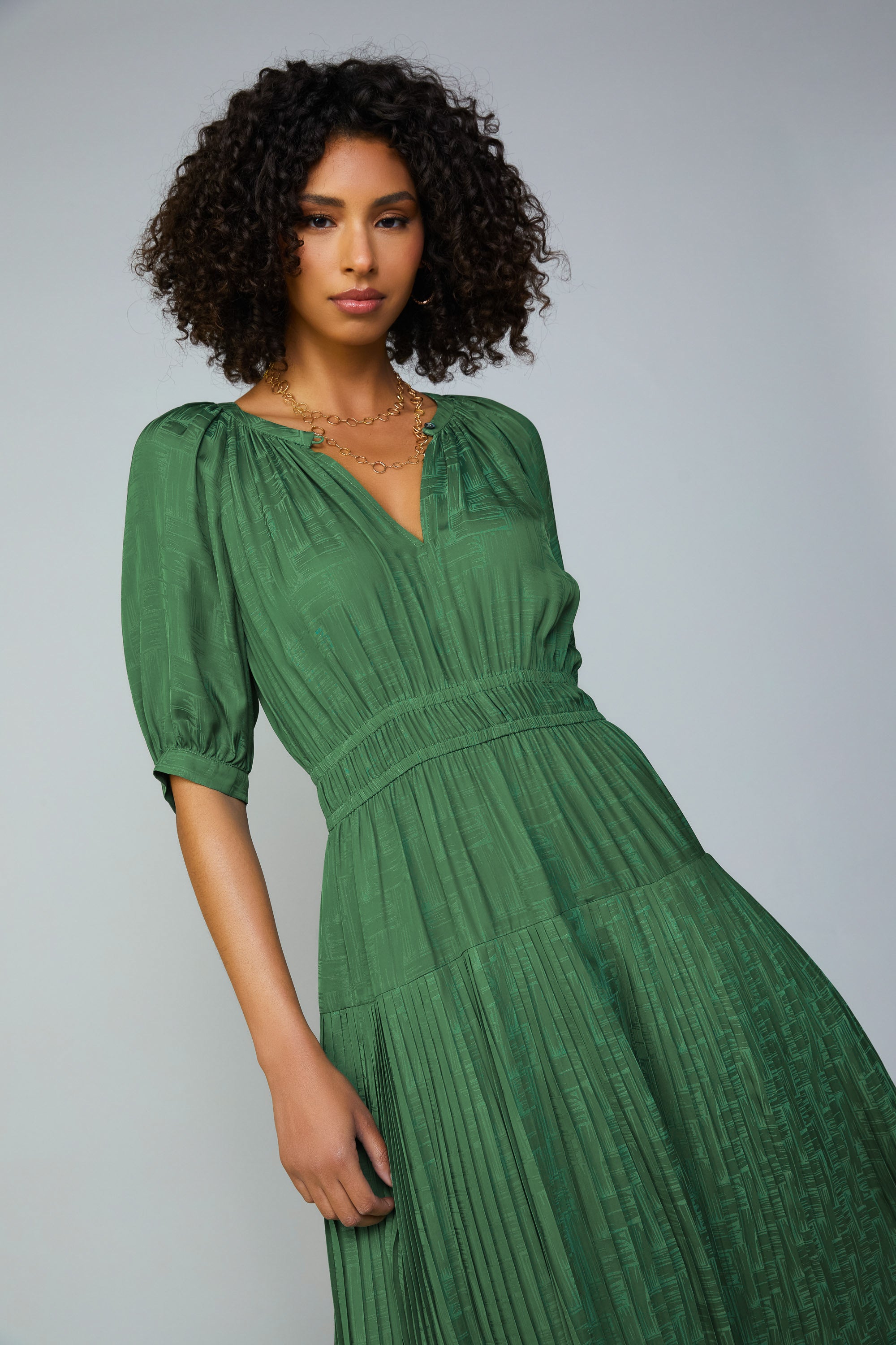 Leaf on sale green dress