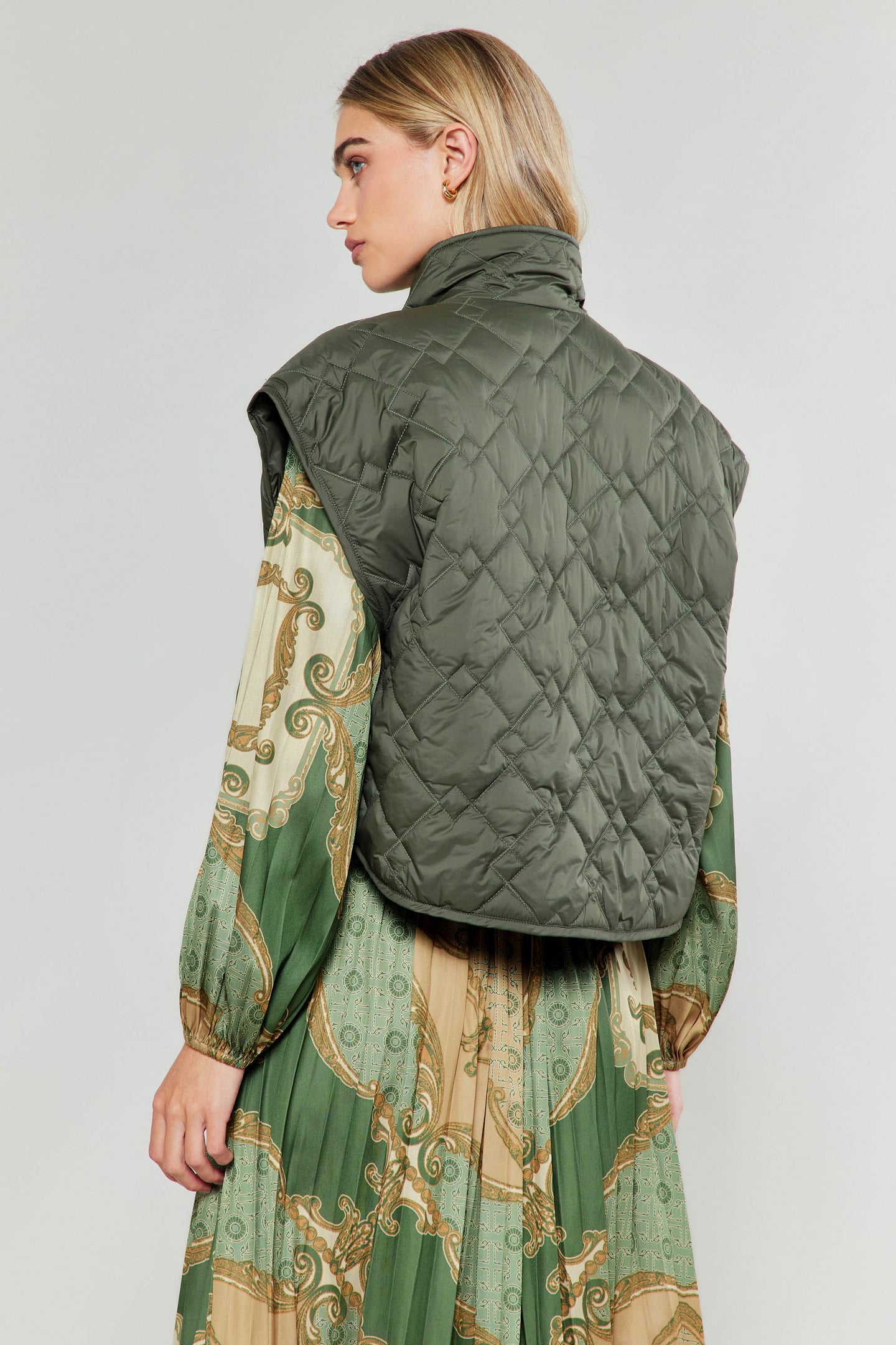 Oversize Quilted Vest