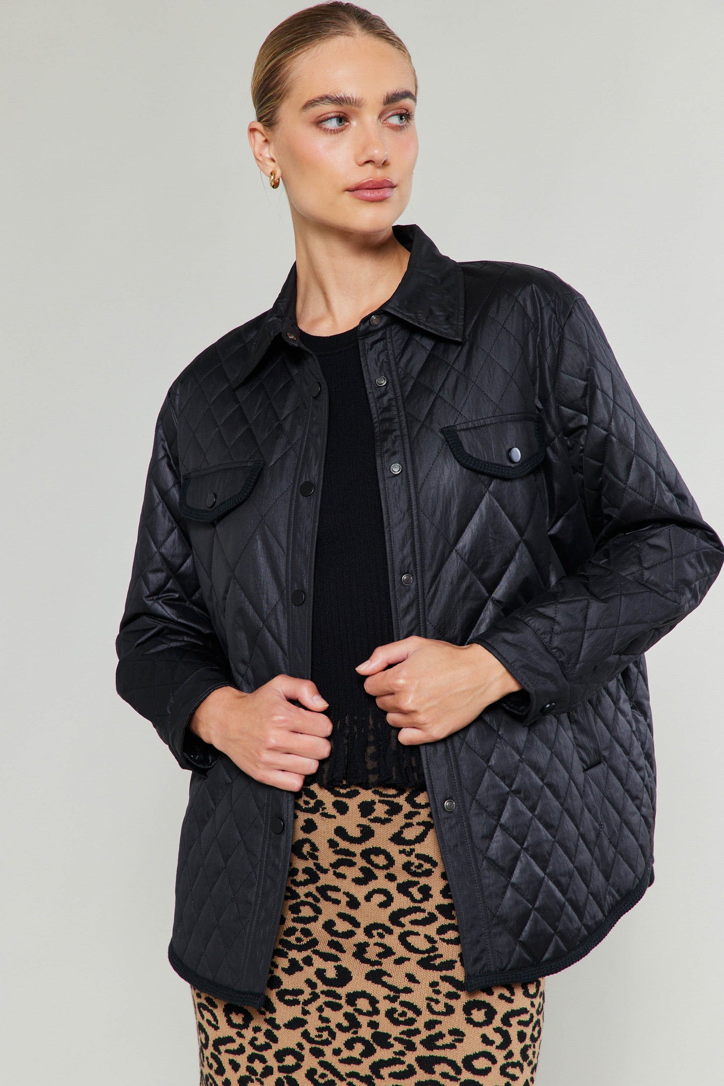 Diamond Quilted Jacket