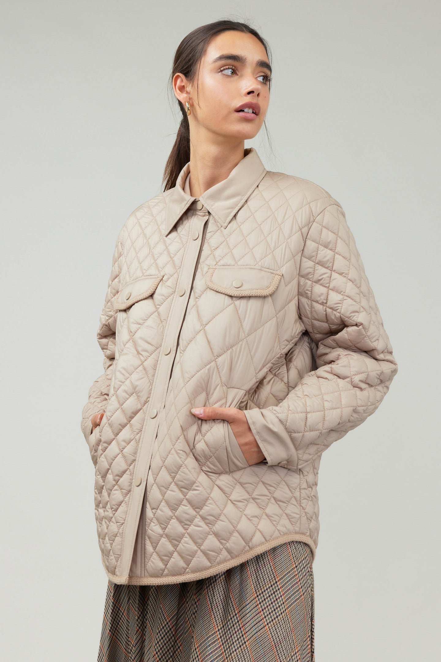 Diamond Quilted Jacket