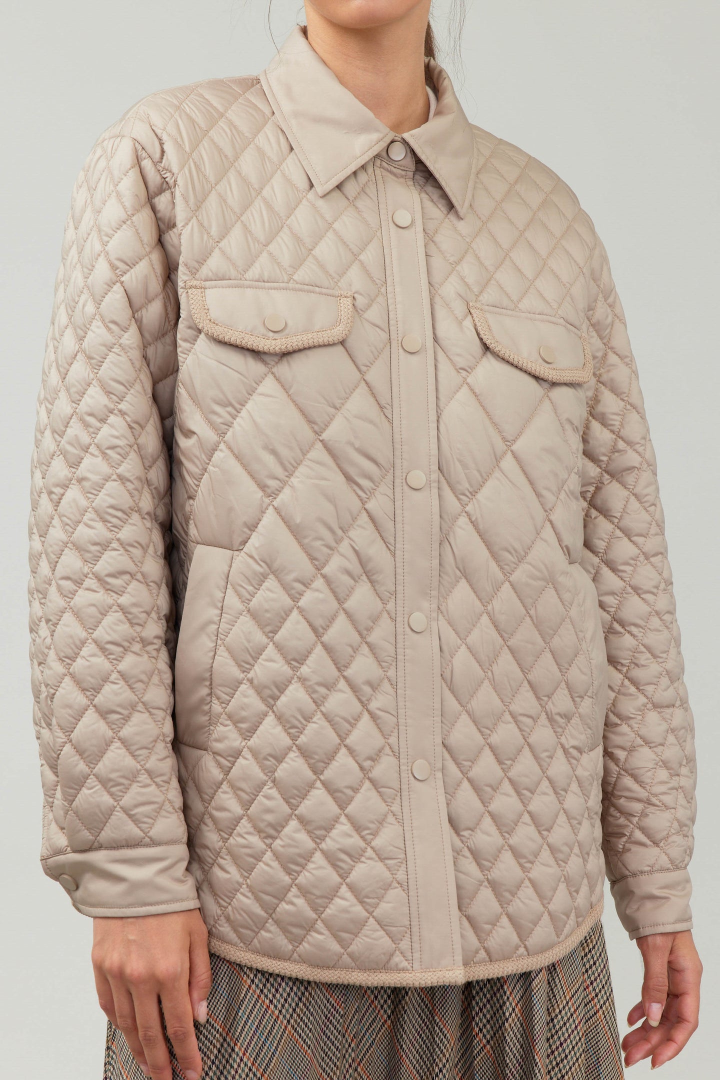 Diamond Quilted Jacket