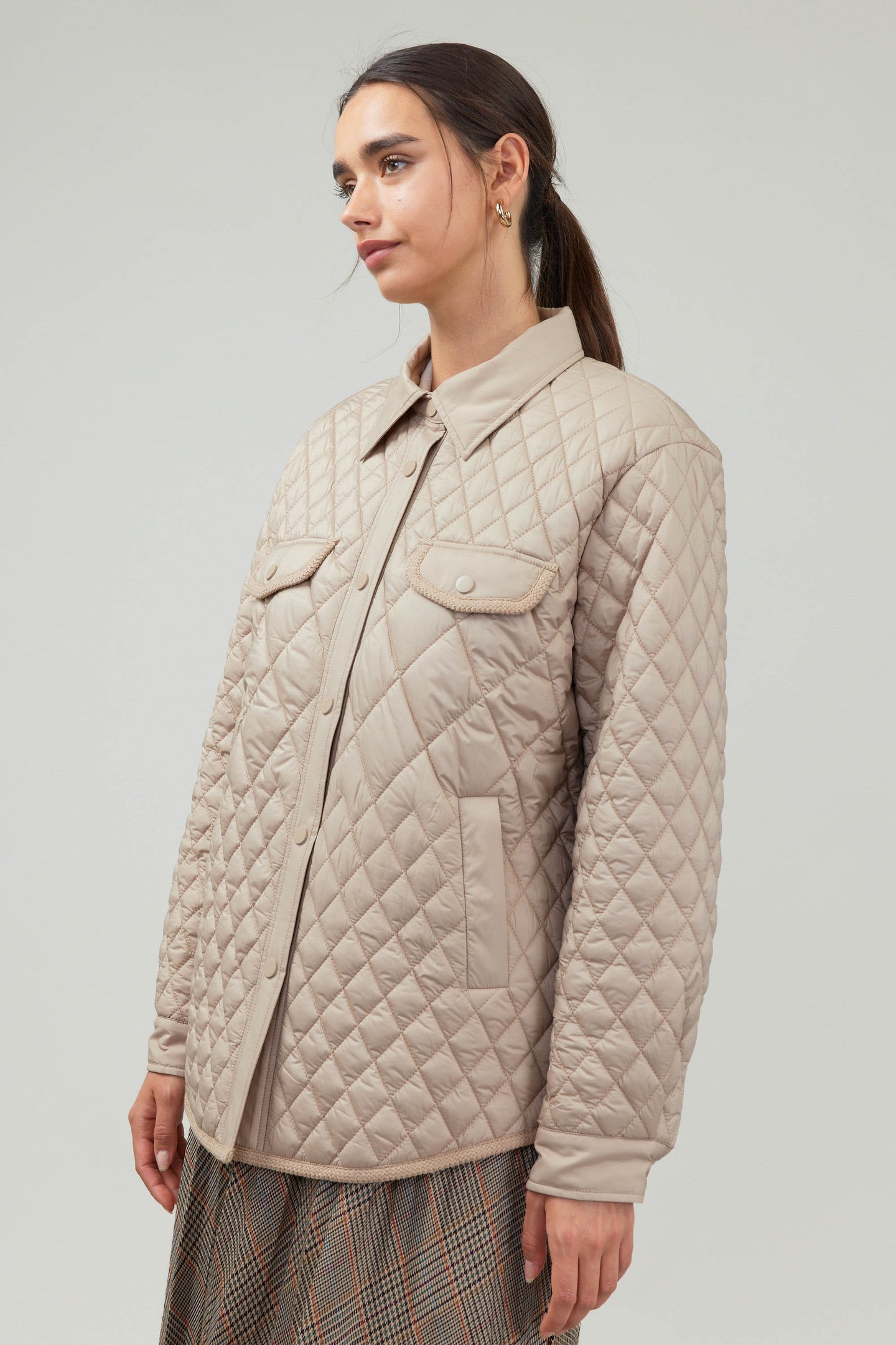 Diamond Quilted Jacket