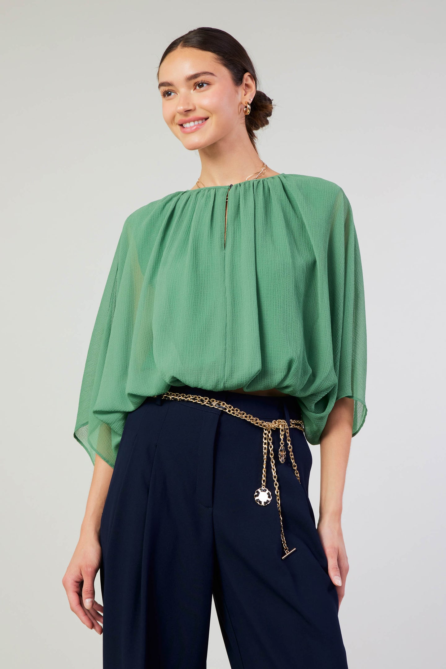 Alessia Dolman Sleeved Blouse