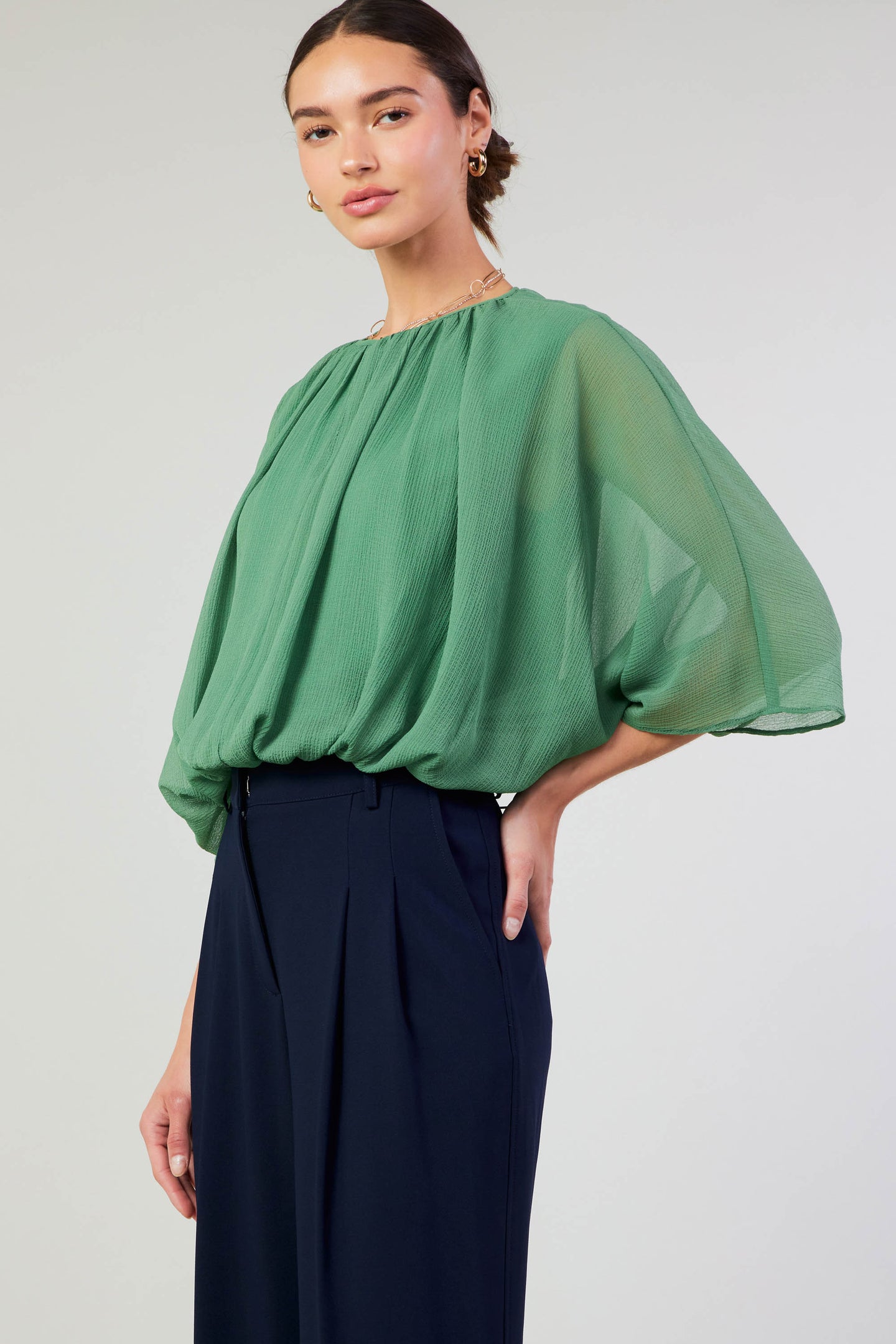 Alessia Dolman Sleeved Blouse