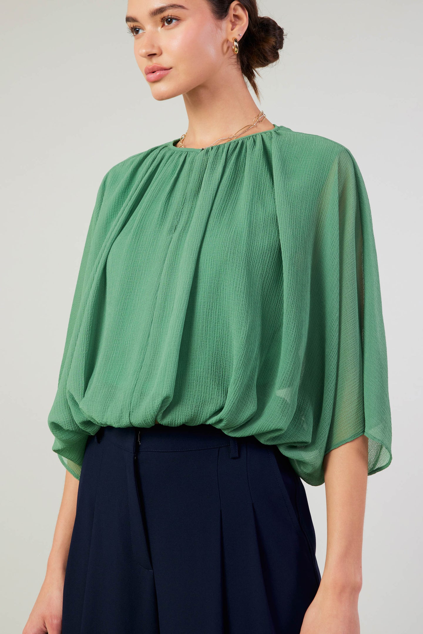 Alessia Dolman Sleeved Blouse