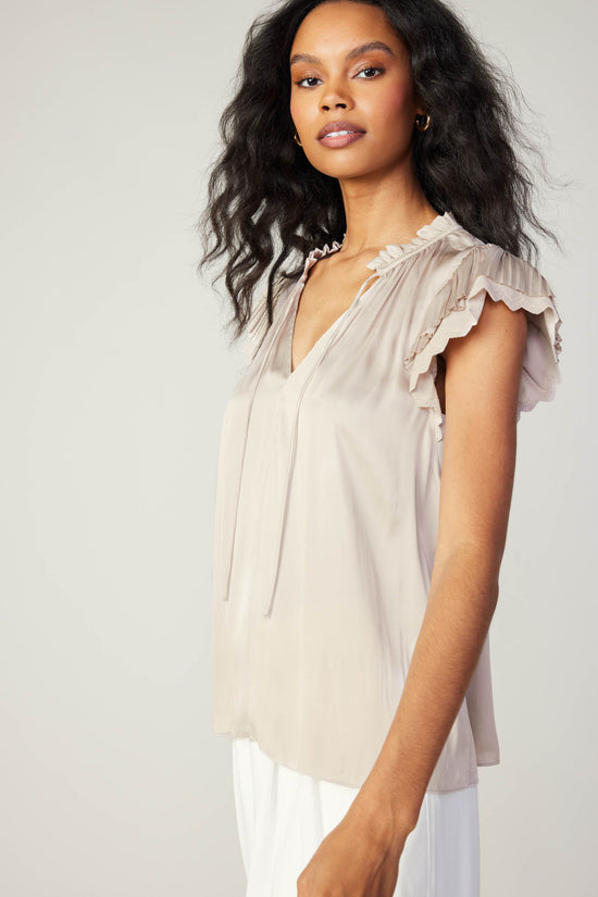 Layered Lace Sleeve Top
