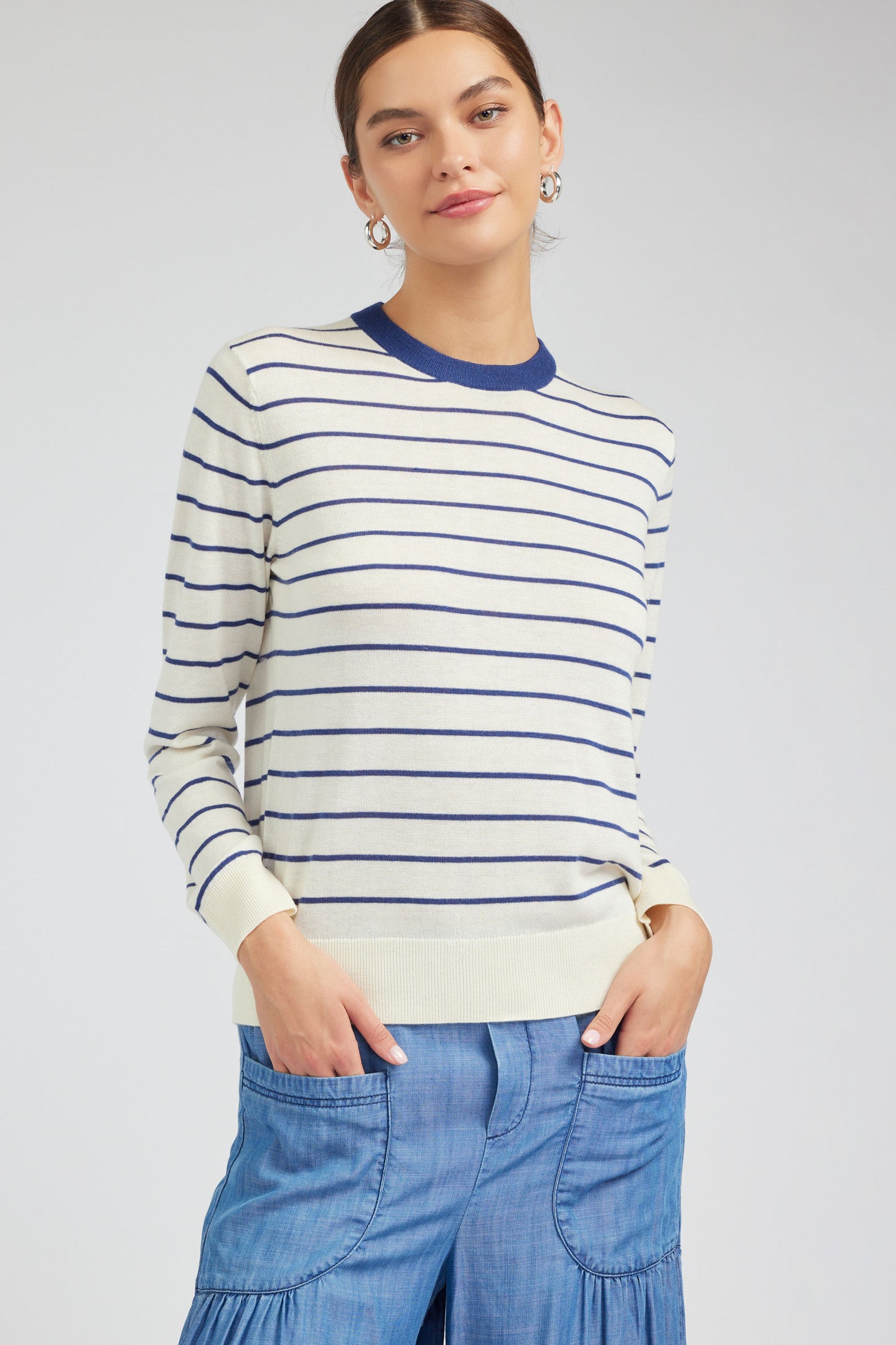 Pullover Striped Sweater