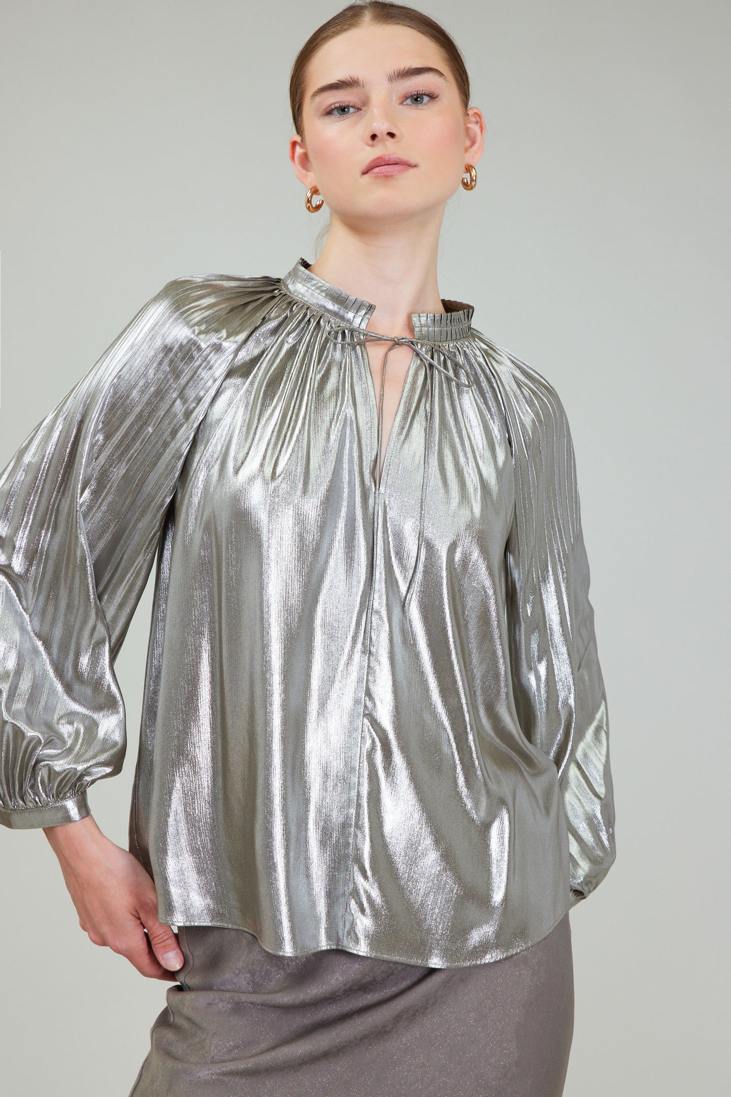 Metallic Blouse