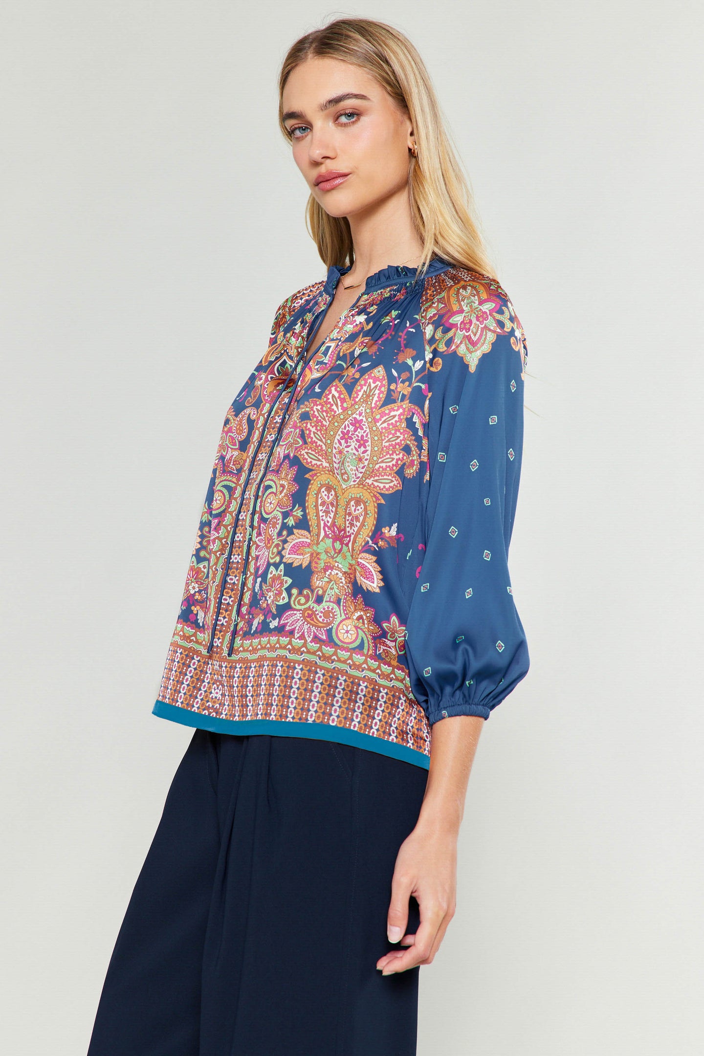 Paisley Patterned Blouse