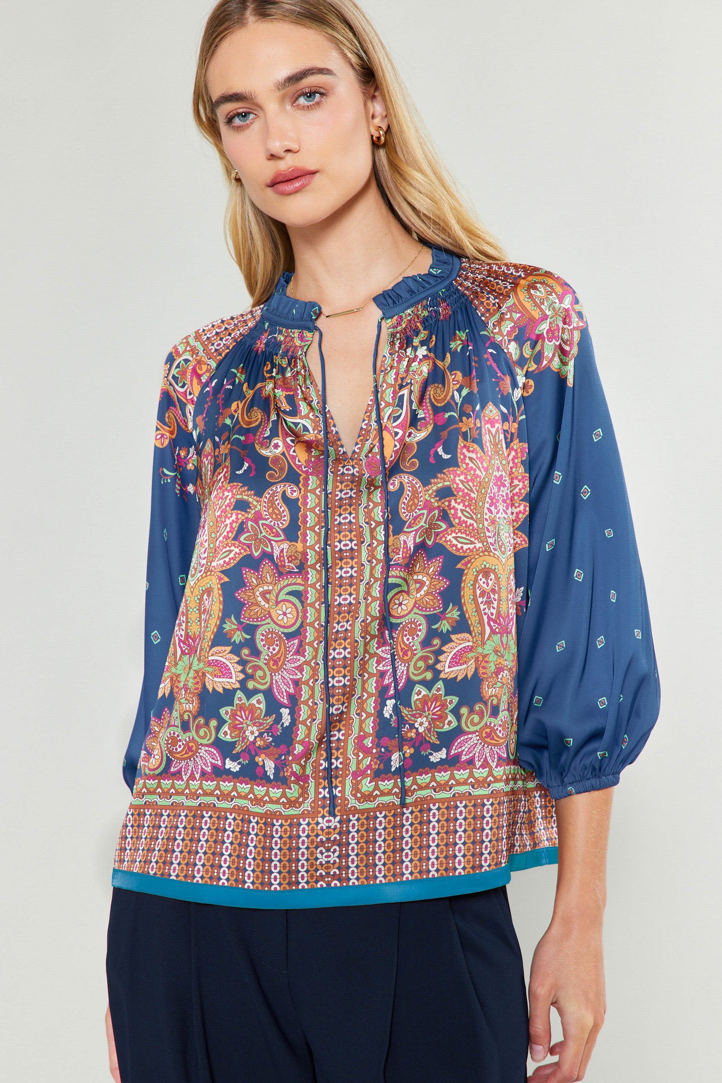 Paisley Patterned Blouse