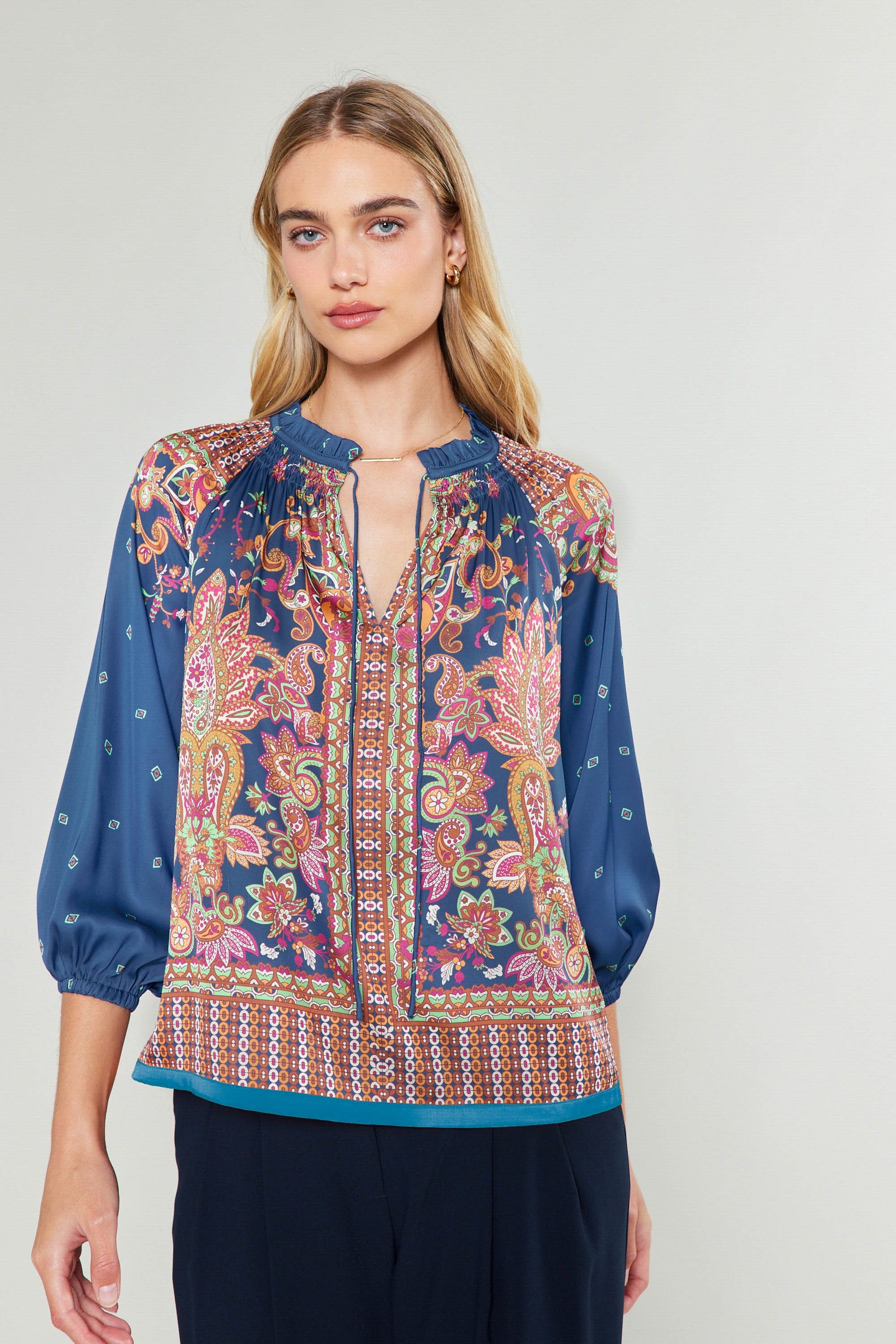 Paisley Patterned Blouse