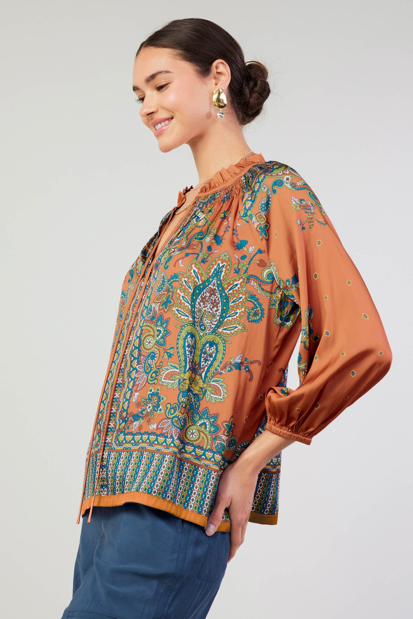 Paisley  Patterned Blouse