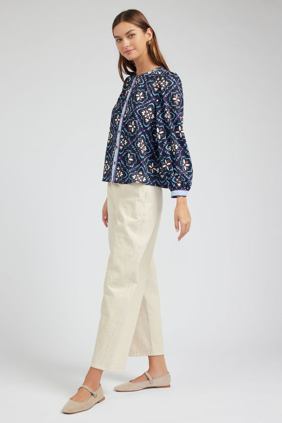 Kaleidoscope Motif Blouse