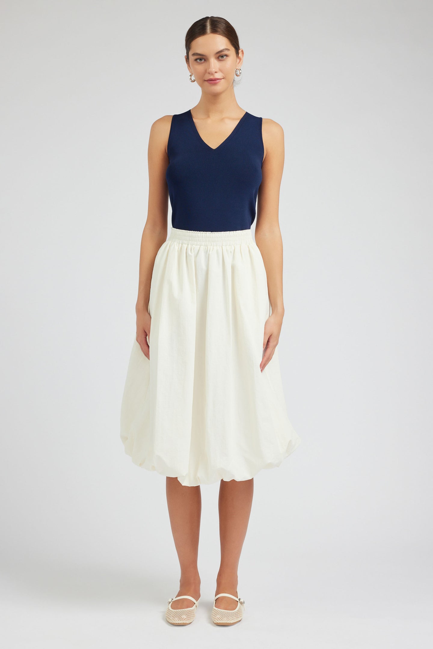 Bubble Hem Skirt