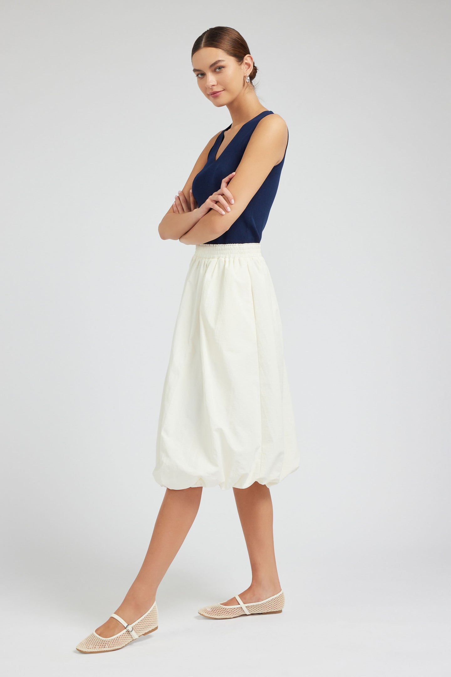 Bubble Hem Skirt