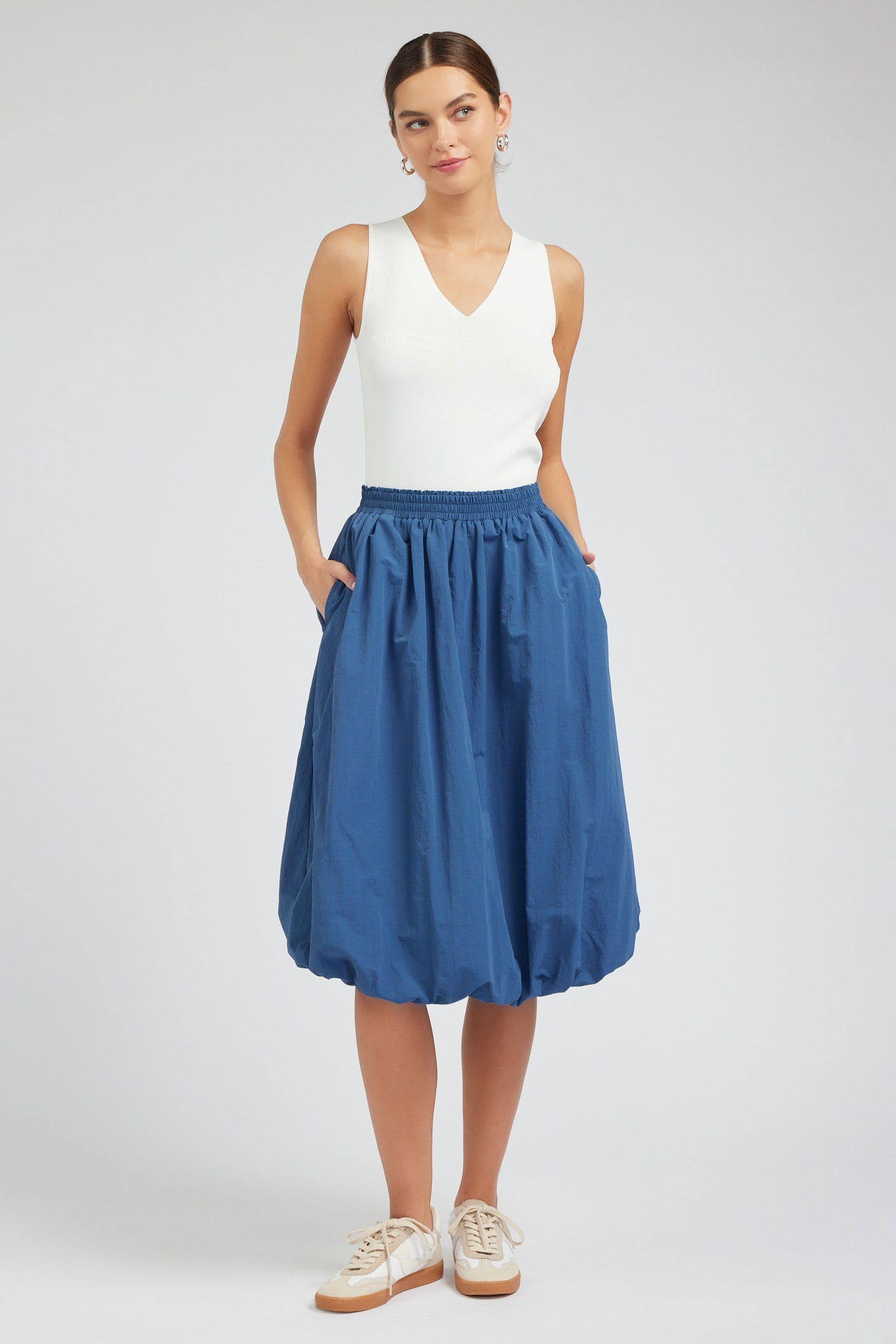 Bubble Hem Skirt