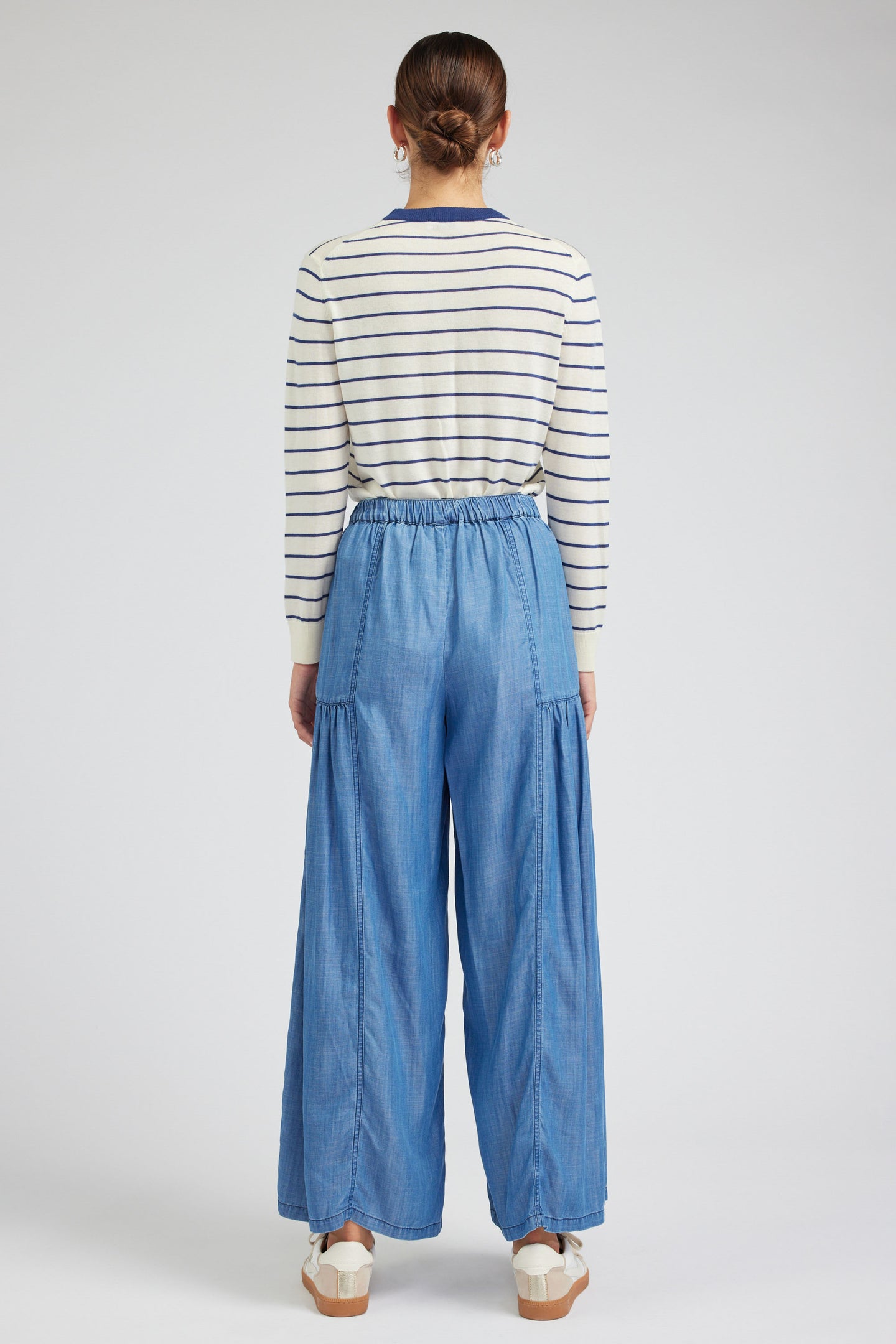 Patch Pocket Chambray Pant