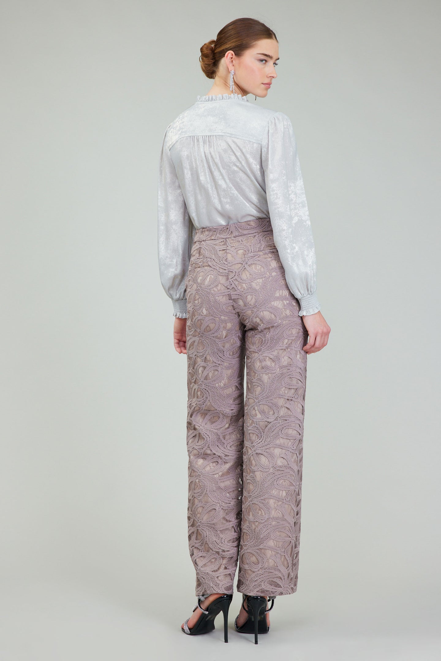 Lace Straight Pant