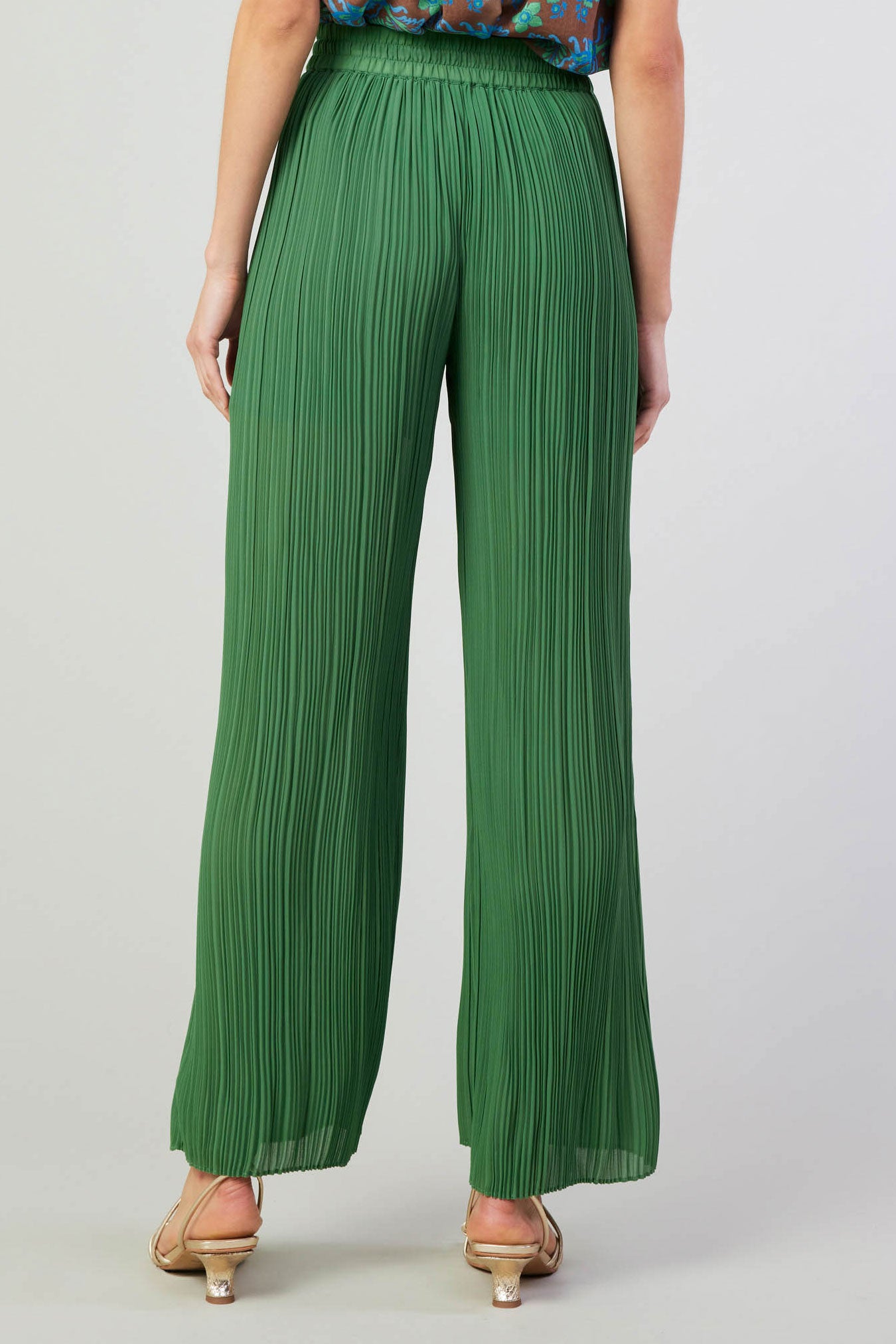 Pleated Pullover Pants