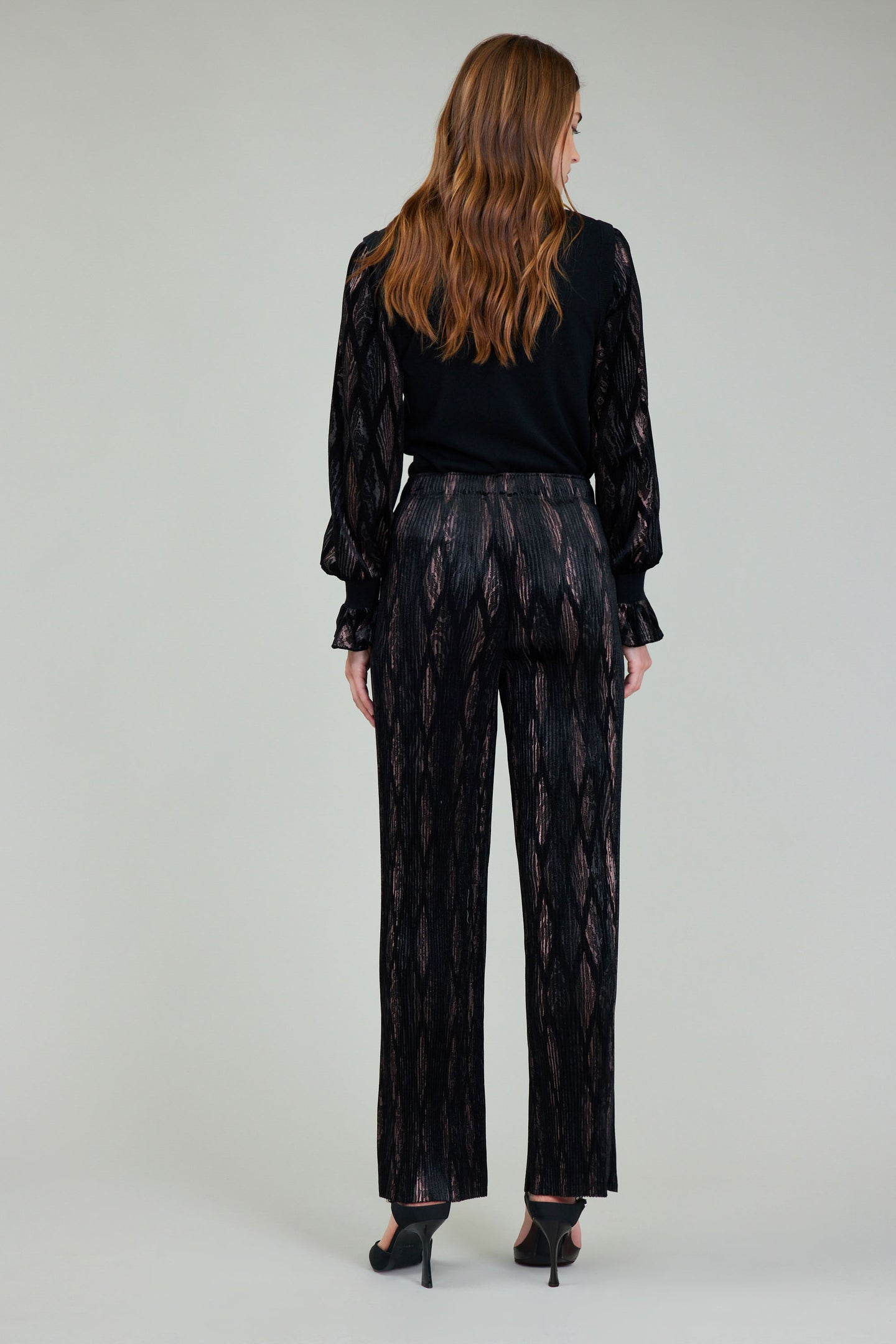 Elastic Waist Long Pants