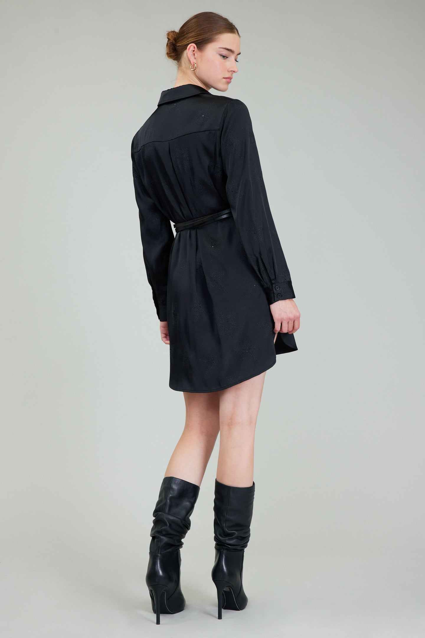 Buttondown Mini Shirt Dress